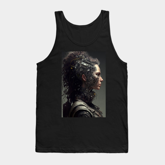 The Alien Empress: A Tale of Ferocious Female Envy and Punk Warrior Tank Top by styleandlife